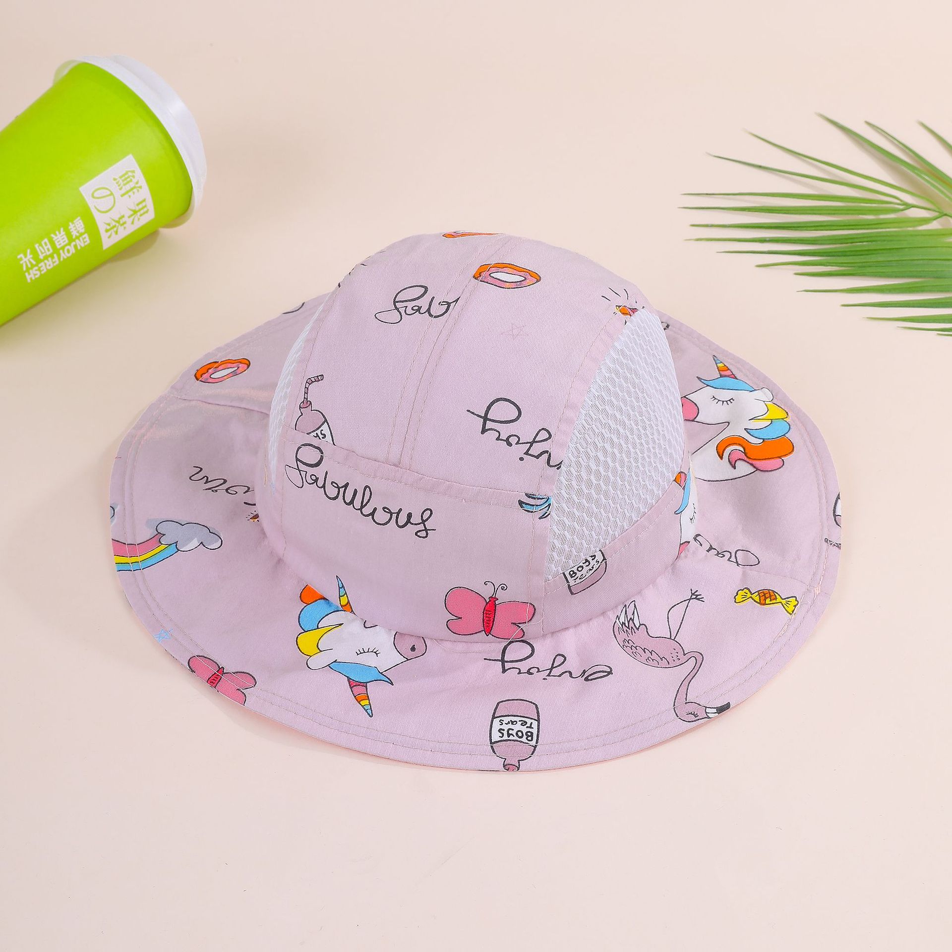 Bebé sombrero de primavera y verano Delgado niño pescador sombrero a prueba de sol lindo Super lindo verano sol sombrero niña 2-7 años de edad