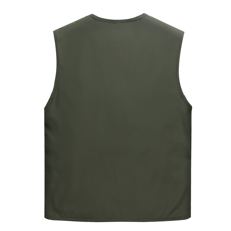 Chaleco de Pesca con Múltiples Bolsillos para Hombre de Poliéster para Pesca y Ocio image 4