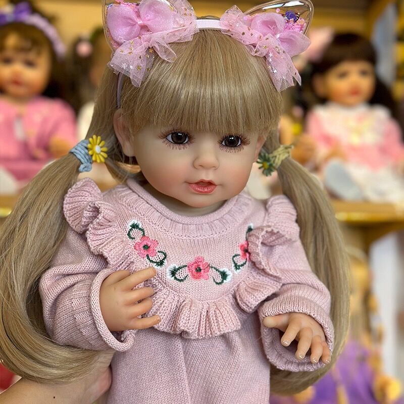 NPK genuino 55cm completo pegamento simulación muñeca peluca conjunto pelo transfronterizo suministro