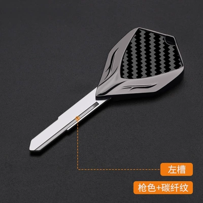 Yamaha MT-07 MT-09 – Motorcycle Key - gunmetal-color-carbon-fiber-pattern-ymh051l