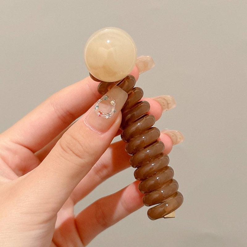 Cabeza de arco espuma trenzada primavera línea telefónica cabello de cabello para niñas de alto nivel sensación de cola de caballo trenzado artefacto para el cabello adornamiento de cabello