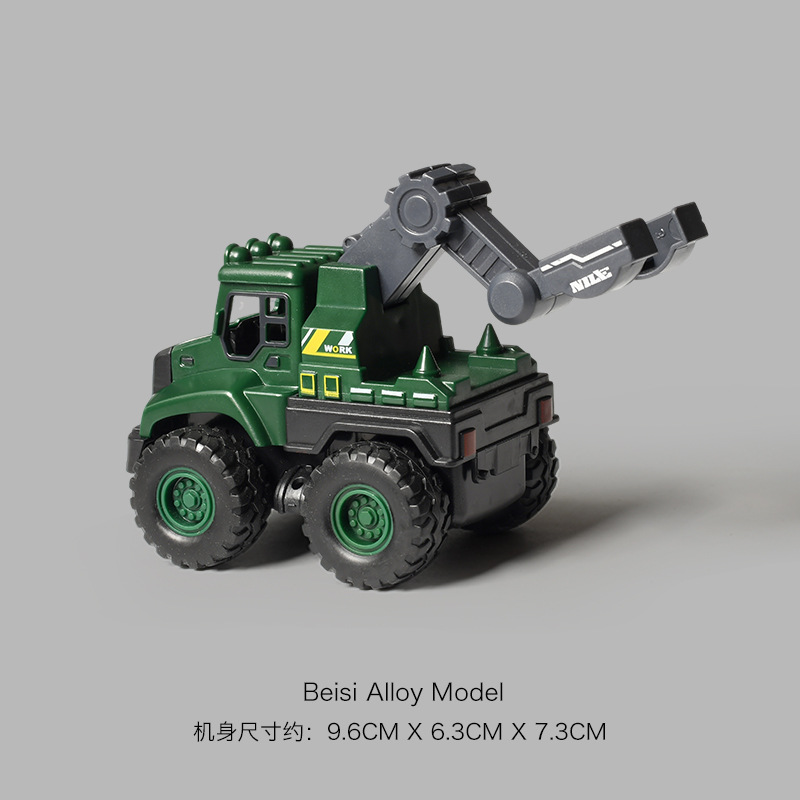 Coche de ingeniería infantil coche de juguete niño coche de inercia excavadora coche modelo de juguete de regalo para niños