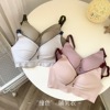 Hit color comfortable soft lactation Underwear Type U Beautiful back Wireless 3D Light and thin ventilation Bras