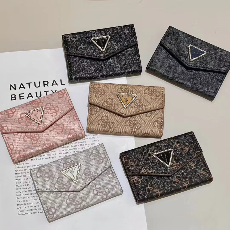 Factory Direct Sale In-Stock Gielka Card Holder Accordion Bag Pu Leather Storage Bag Luxury High-End Leather Coin Purse