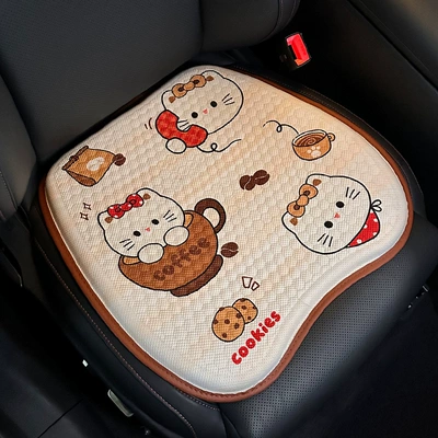 Cross-Border Cartoon Honeycomb Gel Car: Cool pad - phone-cat