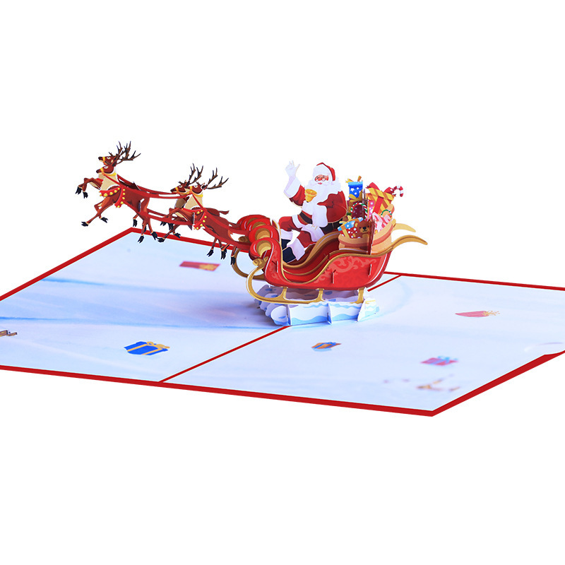 メーカーは創意的なクリスマスカードを提供しています。|undefined