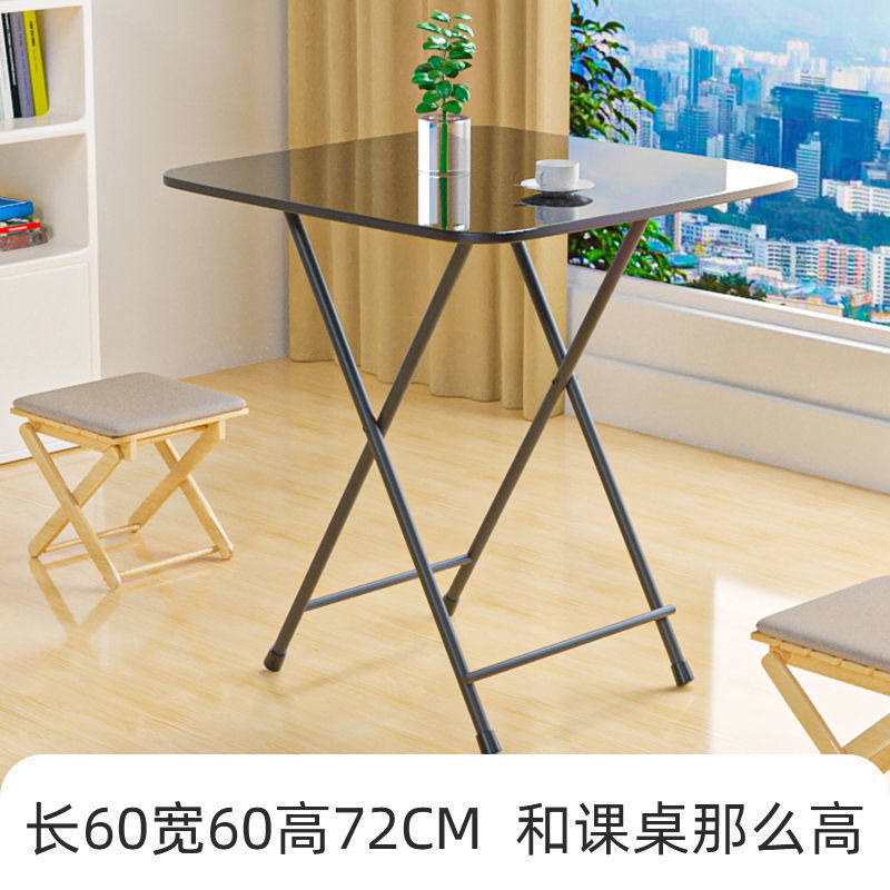 ダイニングテーブル折りたたみテーブル家庭用小さなダイニングテーブルポータブルシンプルな小さなテーブル屋外学習ストールテーブル長方形ストール|undefined