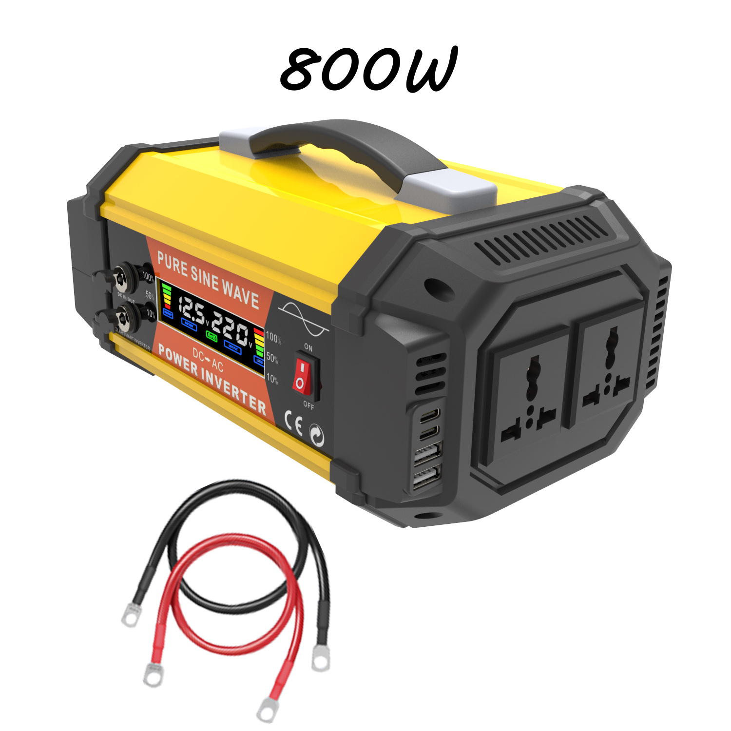 800W, 12v, 220v