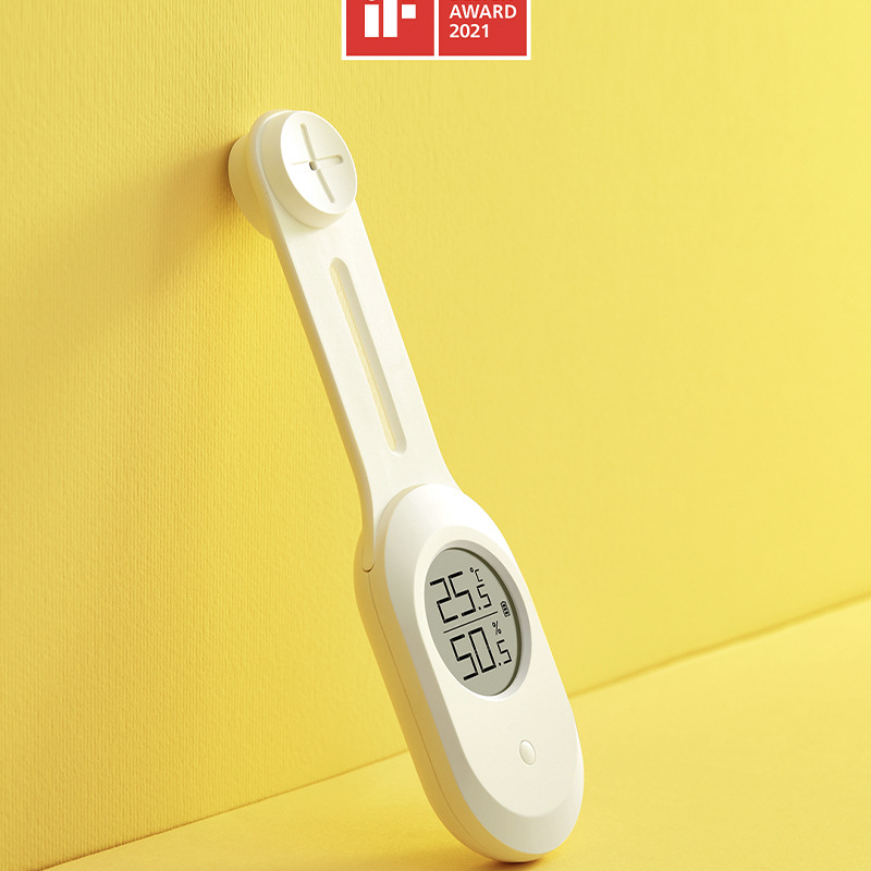 青萍米家吉他温湿度计木质保存环境温度监测支持app保养智能监测