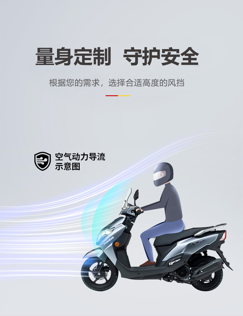 Suitable for Vespa Vespa Sprint 150 Front Windshield Glass, Sprint 150 Front Windshield Modification Accessories