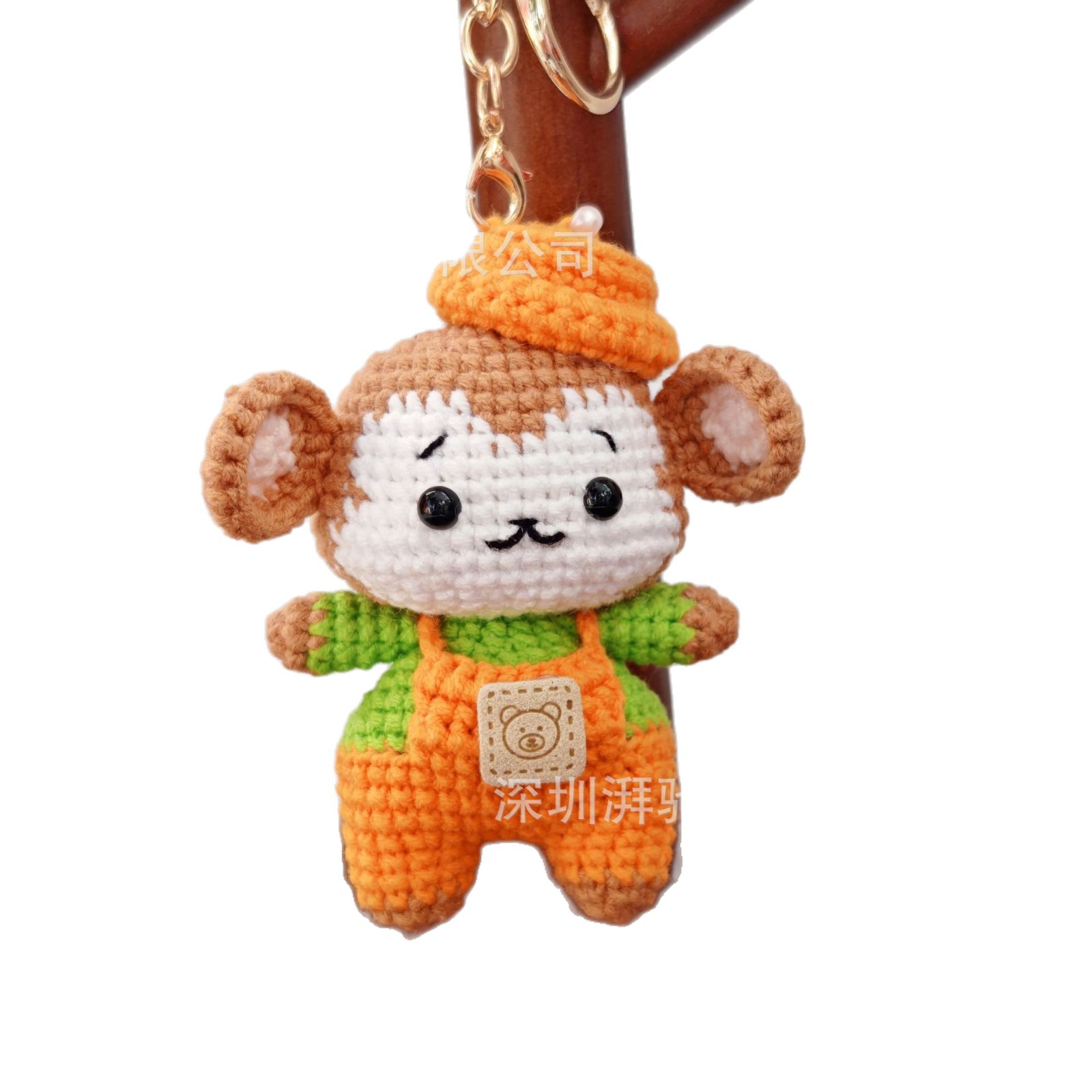 Colgantes de animales del zodiaco tejidos a mano, muñecos de lana hechos a crochet, accesorios decorativos para bolsos, regalos al por mayor y al detalle. image 5