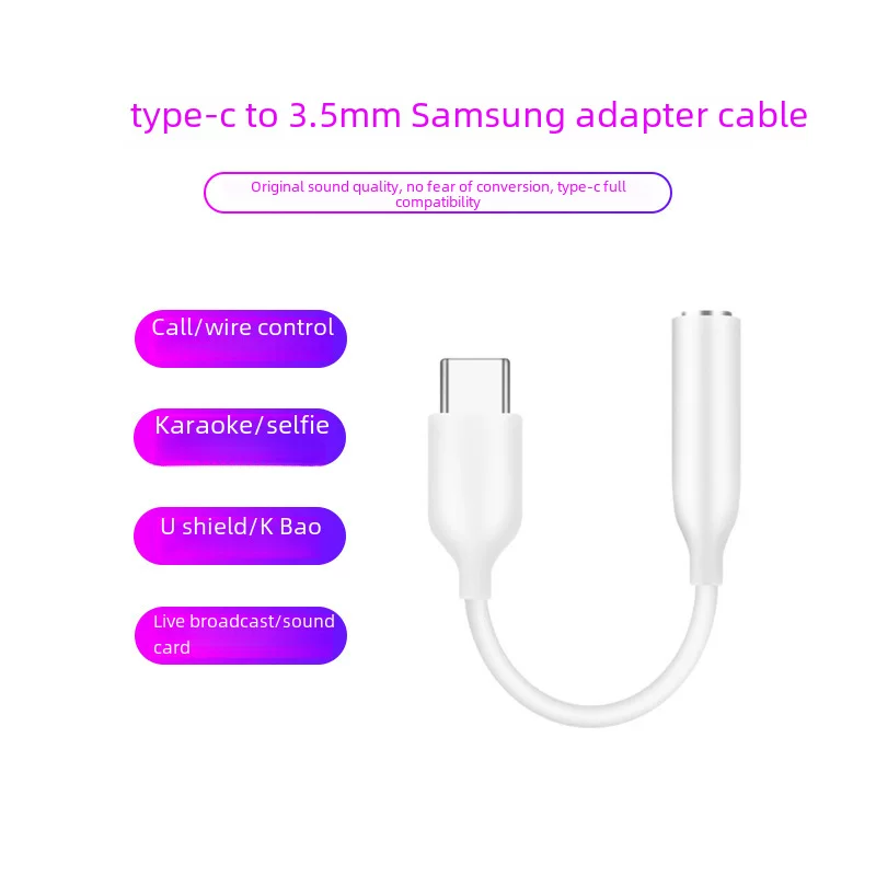 Samsung, compatible adapter cable, headphones, 3.5mm, 20/