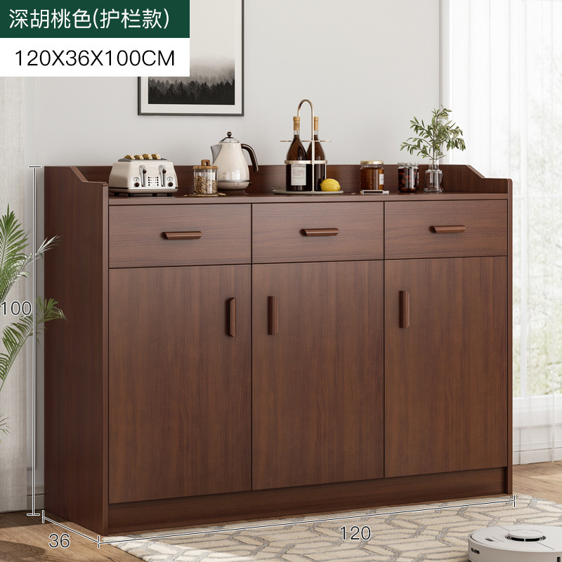 Comedor de té estilo chino sala de estar contra la pared armario de cocina contra la pared armario de almacenamiento con puerta casero multifuncional comedor