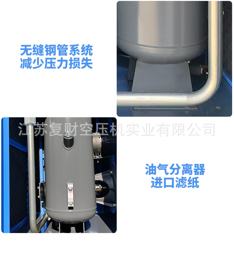 15KW20HP host warranty 5 years industrial grade paint sandblasting low noise compressor screw air compressor