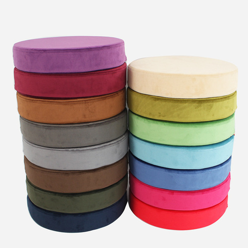 Velvet Round Cushion Round Seat Cushion Foam Cushion Zen Meditation Buddha Cushion Winter Velvet Seat Cushion Pad