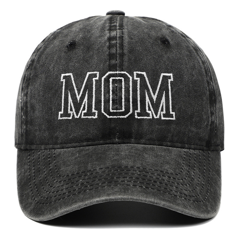 Amazon ベストセラー ウォッシュドコットン DAD MOM 刺繍ベースボールキャップ レトロ スポーツ レジャー ピークキャップ トレンディなサンハット|undefined