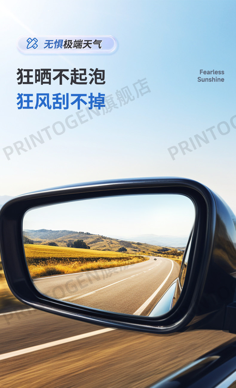 Rearview Mirror Rain-Proof Film, Car Window Anti-Reflective Waterproof Film, Rainy Day Essential, Side Window Glass High Definition