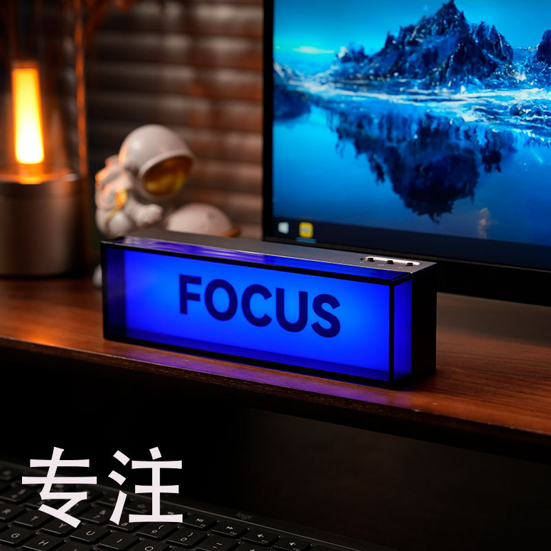 Lámpara eléctrica creativa decoración de escritorio atmósfera lámpara Mesa Hotel actividad publicidad al aire libre carga regalo luz la noche