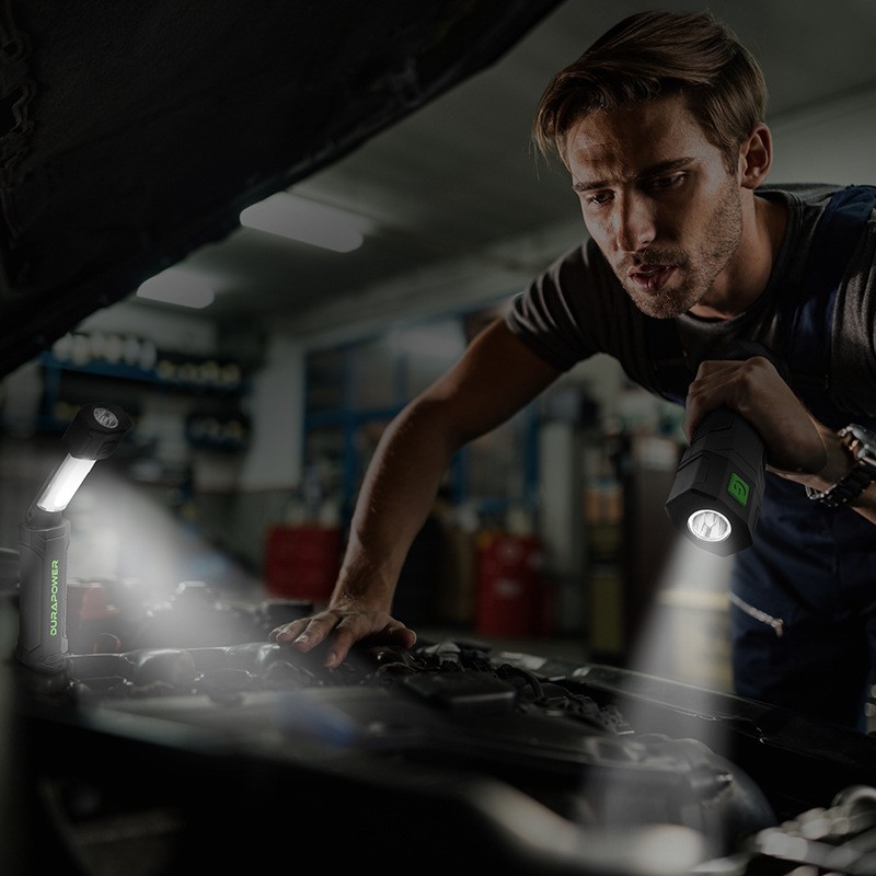 Durapower Pull-Out Work Light Led Car Maintenance Light Auto Repair Light Strong Light Magnetic Auto Repair Light Customization