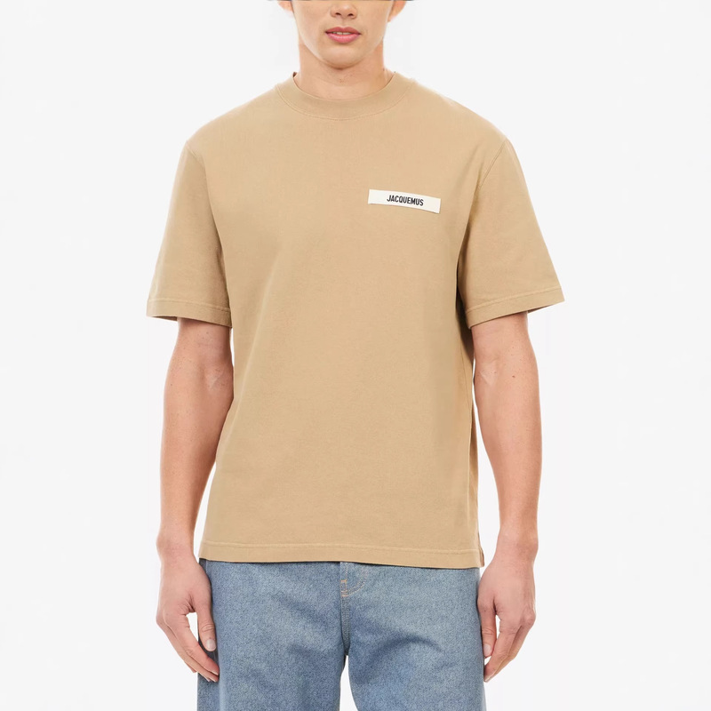 Jacquemus Early Spring New Tops, Unisex T-Shirts, High-Quality Loose Cotton 26 Spring/Summer Round Neck Short-Sleeved T-Shirts Jacquemus Early Spring New Tops, Unisex T-Shirts, High-Quality Loose Cotton 26 Spring/Summer Round Neck Short-Sleeved T-Shirts