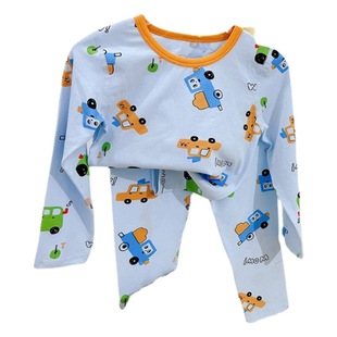 Anmeiya children's autumn clothes pants underwear set a generation of hair big children's home Lycra Ginger Factory wholesale