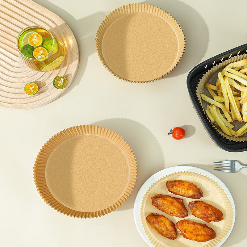 Special paper for air fryer, oil-absorbing paper, silicone oil paper, oil-proof bowl mat, barbecue household baking paper, factory direct sales and wholesale
