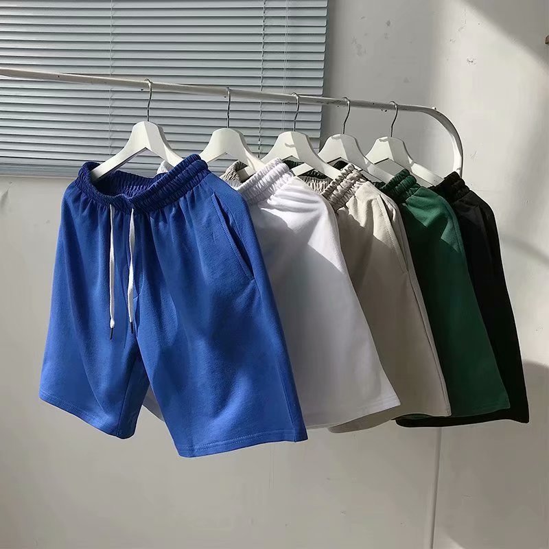Men's Summer Beach Shorts Trendy Loose Casual Color Five-Point Mid-Length Sports Versatile Pants