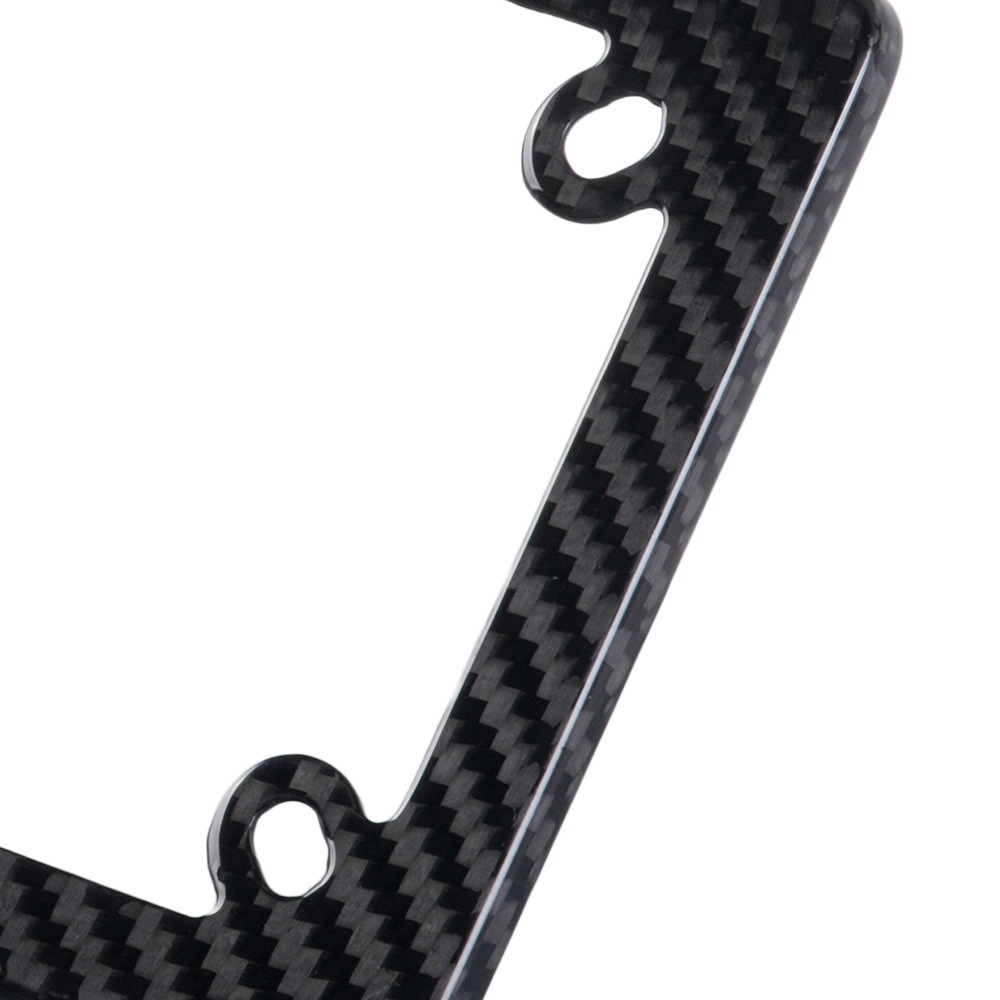 Motorcycle License Plate Frame Carbon Fiber License Plate Frame Dry Carbon Electric Vehicle Us Standard License Plate Holder Real Carbon Modification Accessories