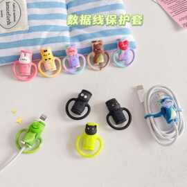 数据线收纳理线器绕线器轧带电线束线绑带家用整理挂绳硅胶扎带