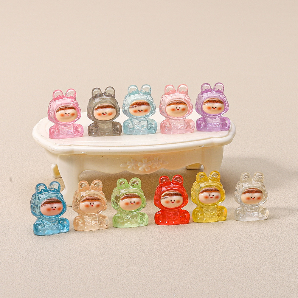 在庫一掃特恵対触部品立体アニメデスクトップ夜光小物diyアクセサリー樹脂アクセサリー