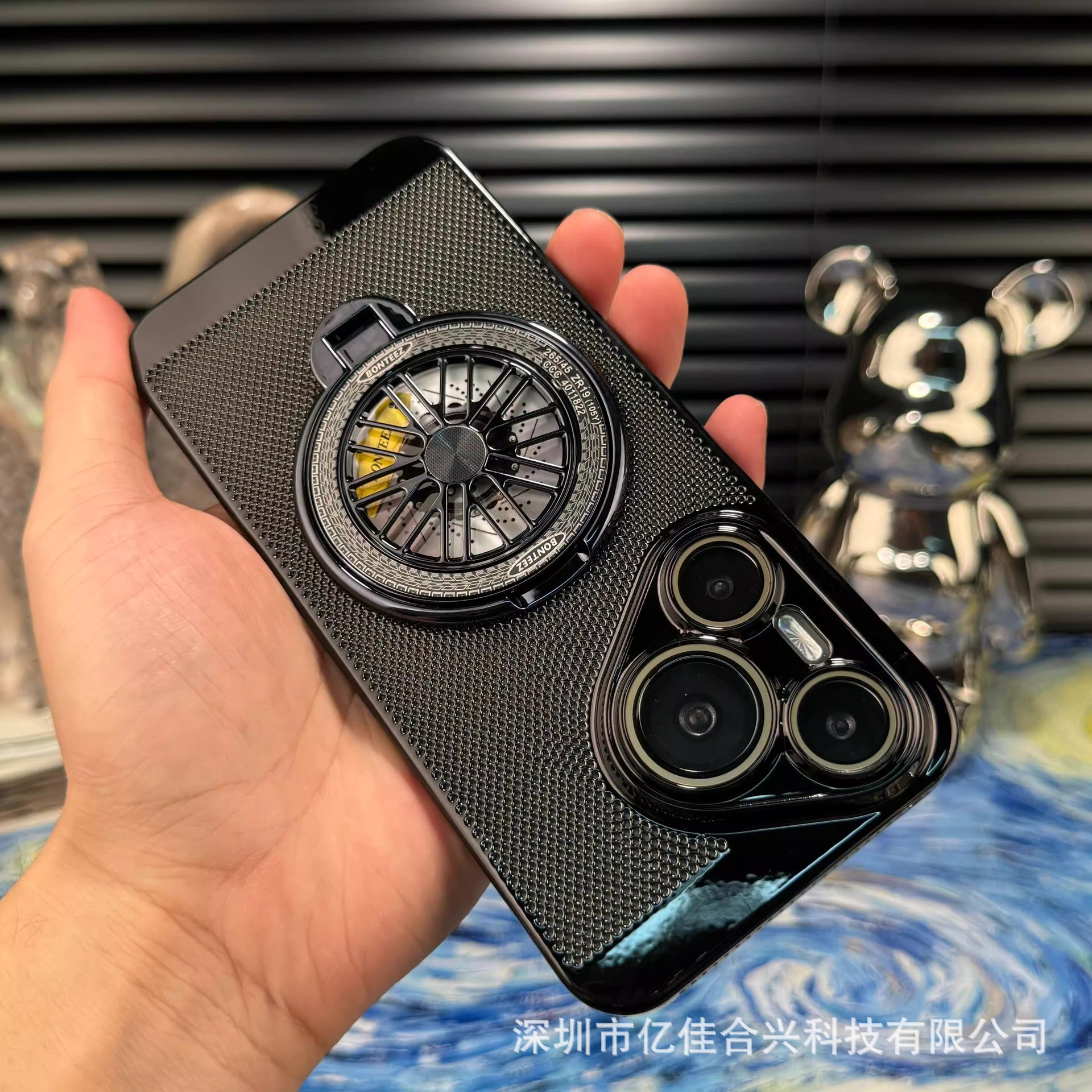 Shell de disipación de calor permeable a la atmósfera galvanizada para Huawei P70PRO caso de teléfono móvil soporte giroscópico de absorción Mate60Pro caso duro