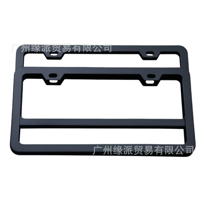 Cross-Border American Standard License Plate Frame, License plate holder/license plate holder - black-31816