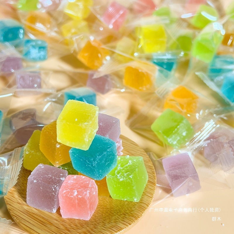 【店铺热销】网红琥珀糖高颜值零食抖音咀嚼声控多种口味独立包装|undefined