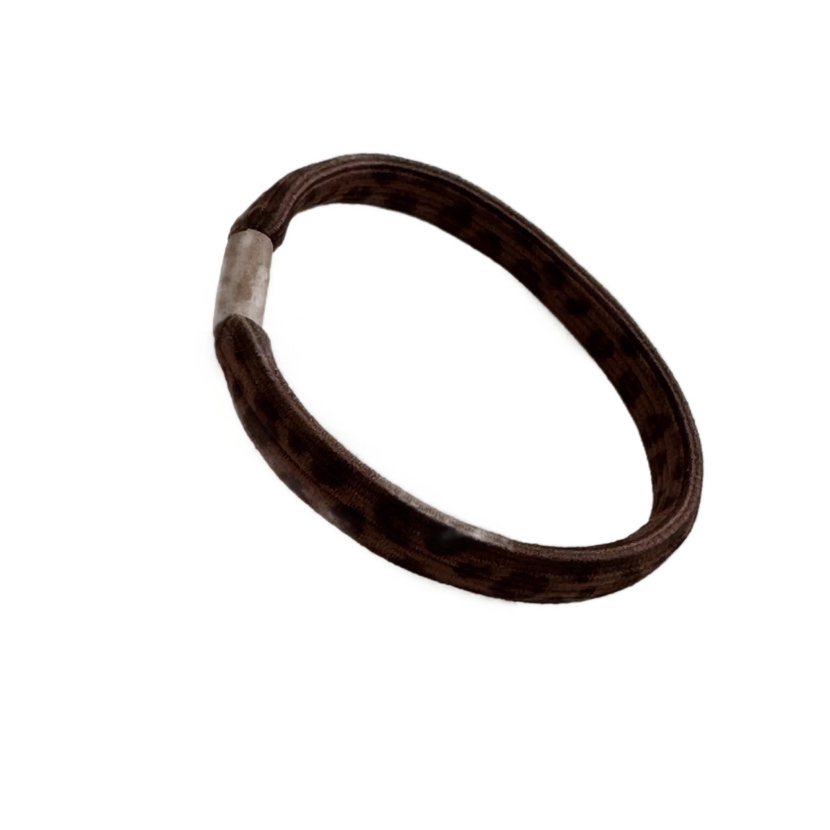 brown Leopard Print Basic Rubber Band Hair Band High Elastic Hair Rope for Girls