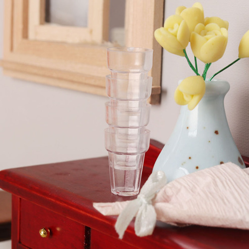 Miniature food and play empty cup water cup ice cream cup mini model 1:12 points dollhouse diy play house life scene