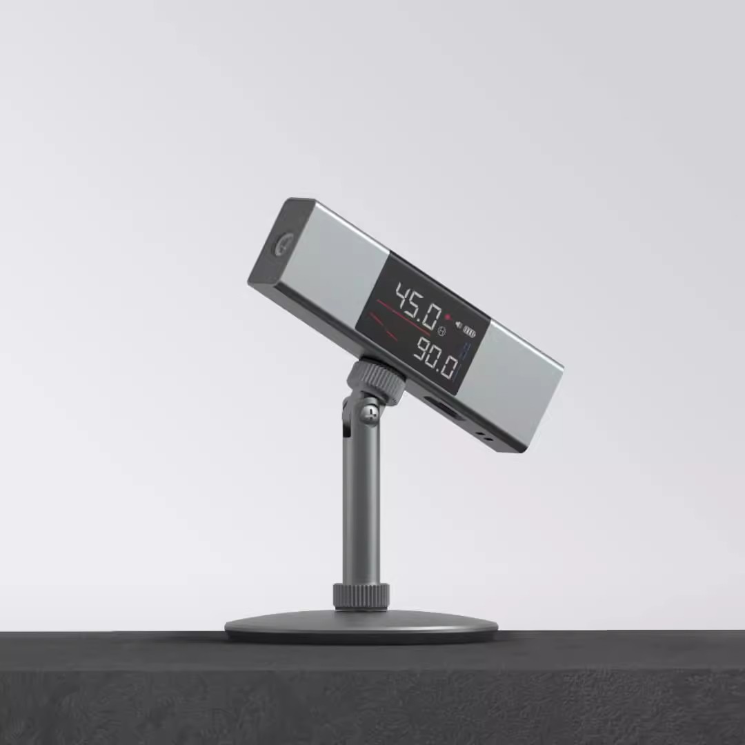 杜克LI1激光投线角度仪高精度电子数显水平尺红外线角度尺子室内