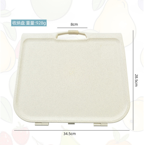 Outdoor picnic knife set multi-functional cutting board carry box fruit knife scissors camping road trip portable knives