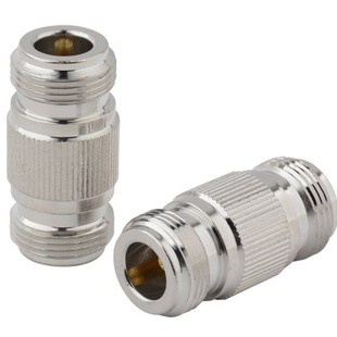 Adapter N-KK N-head female female female double-pass N-type double female head outer screw inner hole N-50KK N double female head