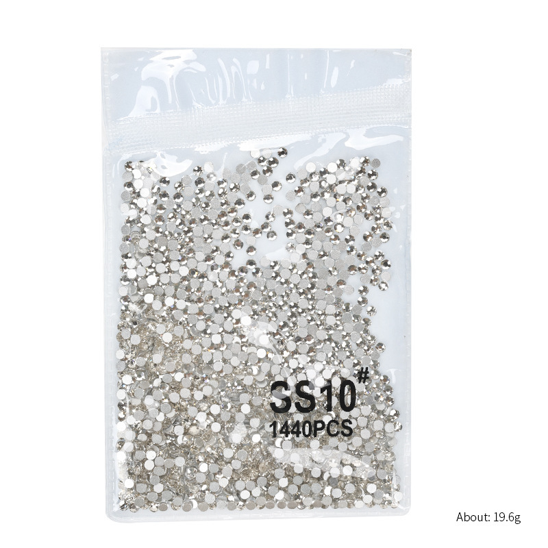 투명한 백색 다이아몬드 SS10 (약 1440)