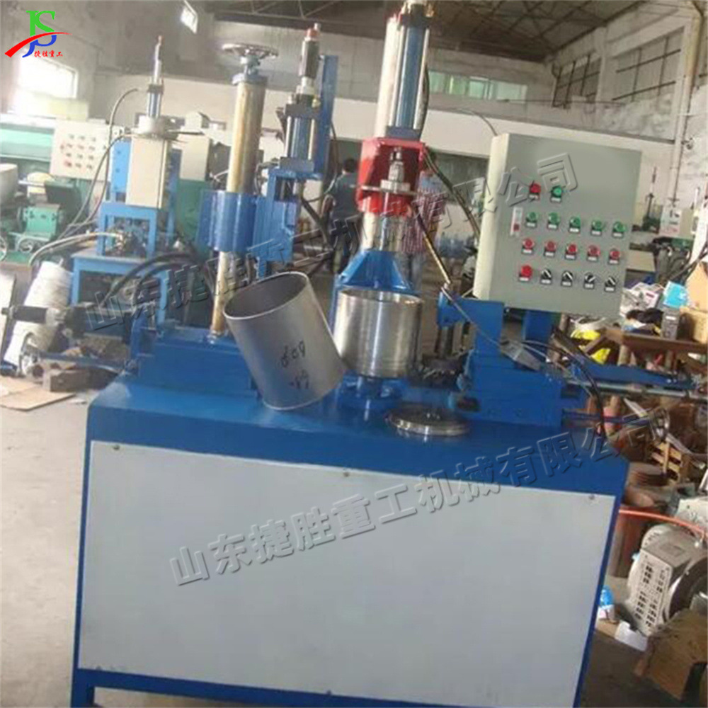 Máquina de crimpado de metal automática completa máquina de crimpado hidráulico circular eléctrica de acero inoxidable recubrimiento de bordes flange máquina integrada