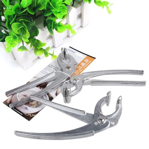 Kitchen practical gadgets Korean stone pot clamps aluminum casserole clamps Korean style claypot iron plate pots and bowls baking pan clamps