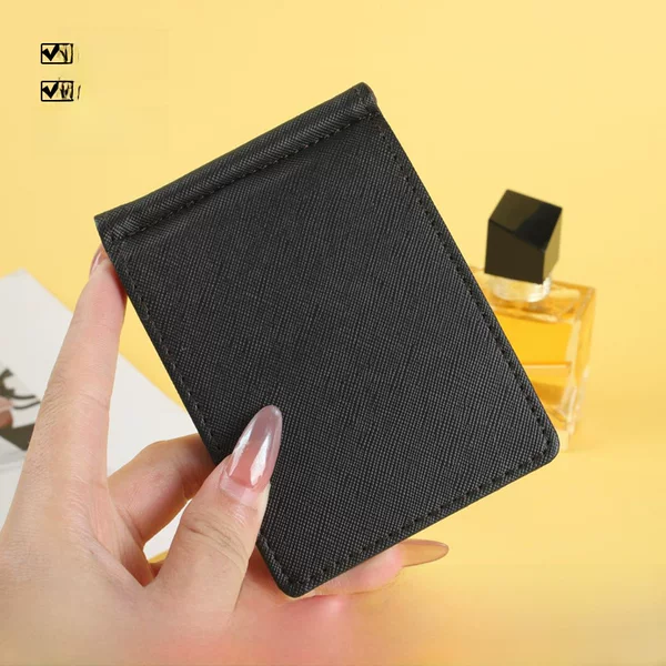 Amazon classic men's wallet PU card holder card holder wallet men's multi-functional American gold clip source factory