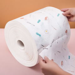 Disposable non-woven wash-free cloth, water-absorbent and hairless lazy person's cloth, oil-proof cleaning tableware wiping cloth