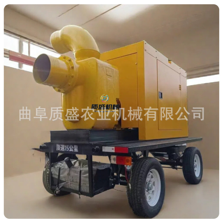 移动防汛泵车6寸口径自吸泵市政排水抗旱抢险设备