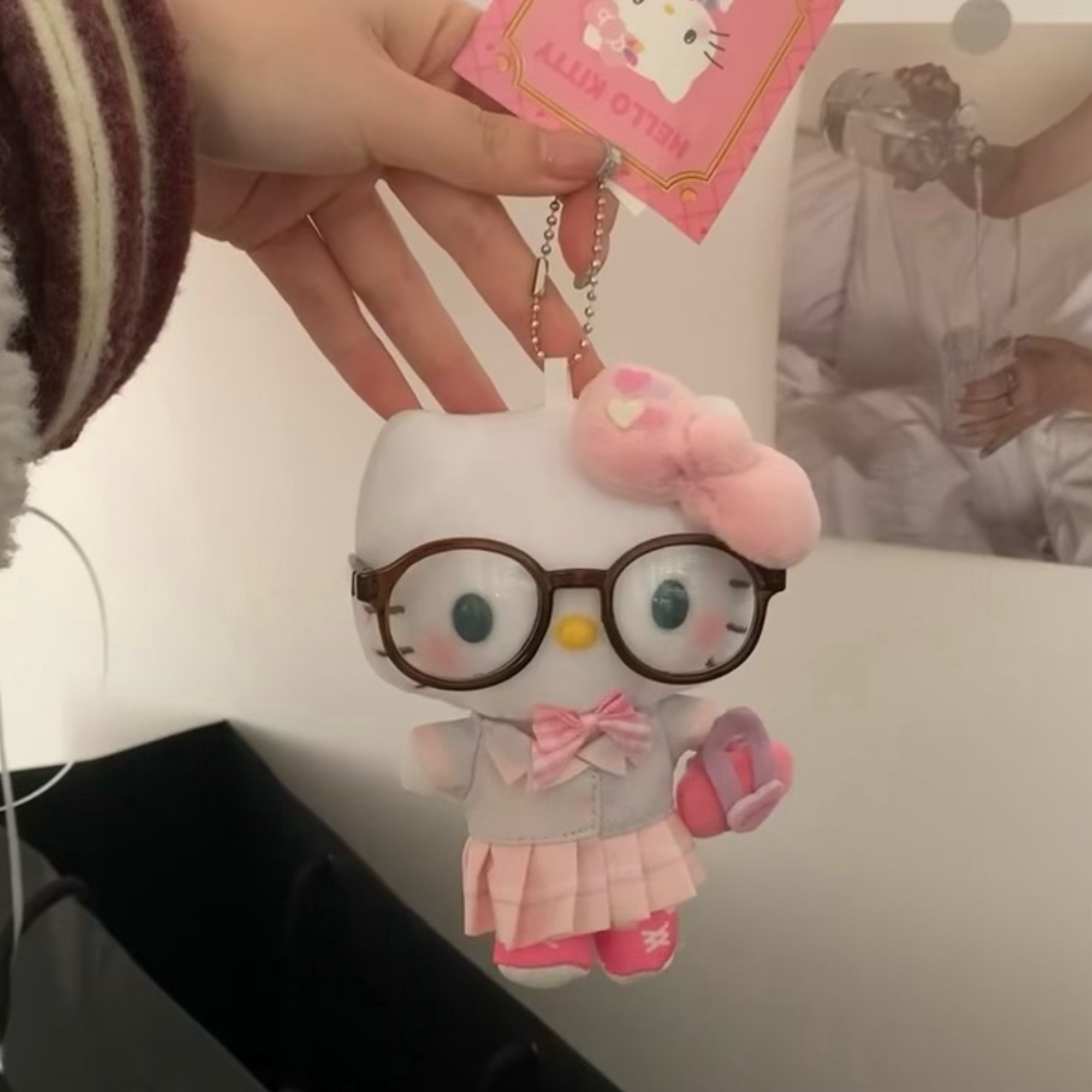 헤이세이 핫걸 표범 무늬 안경