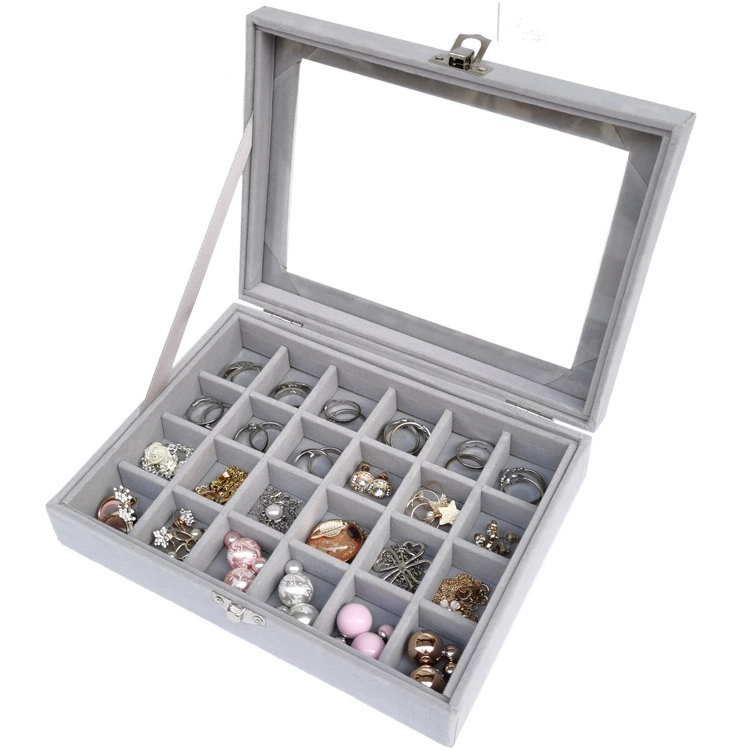 Storage system, ring, earrings, jewelry, transparent accessory, (Physicals), European style
