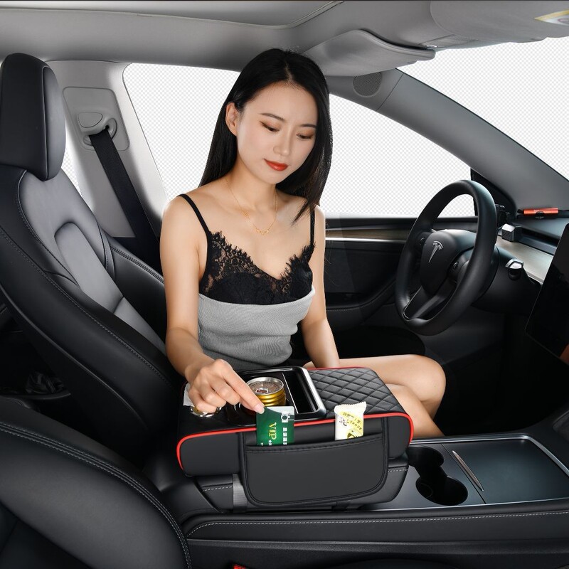 新しい5イン1車用中央アームレストボックス高さ調整パッドウォーターカップホルダーとティッシュペーパーのクロスボーダー専用供給|undefined