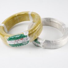 國標特氟龍高溫鍍銀線FF46地感線圈鍍錫銅芯導線高溫線耐高溫線