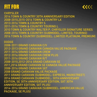 Grand Caravan C/V Rearview – Car mirror