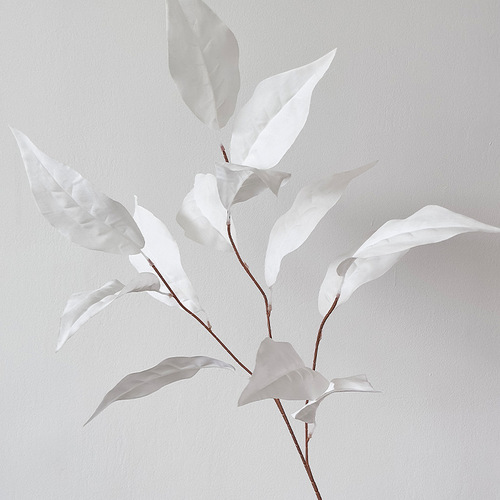 Simulated mango leaf colorful green plant bunch wedding home indoor soft decoration plant wall landscaping fake leaf ornaments wholesale